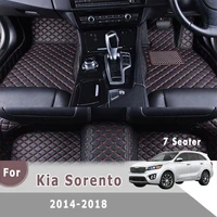 rhd carpets for kia sorento prime um 2018 2017 2016 2015 2014 7 seats car floor mats auto styling accessories pedal foot pads