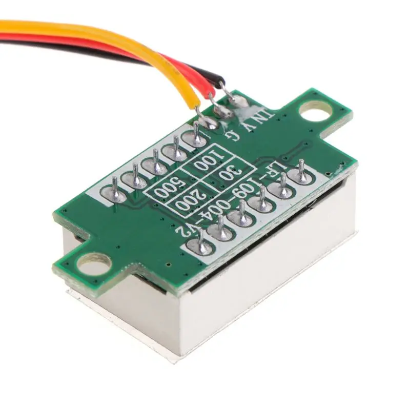 0 36 &quotDC 0-100V 3 Бит провода цифровой вольтметр светодиодный дисплей Панель