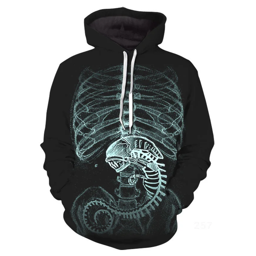 Европейская и американская Весенняя модная Толстовка Черная пантера 3D цифровая