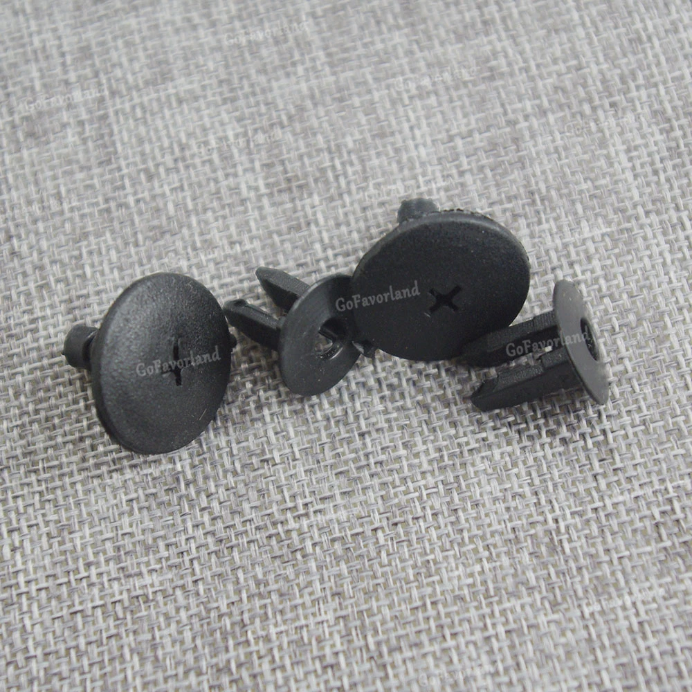 25 шт. нагнетания пуш-ап Тип Нейлон Клип отделка фиксатор крепления Пластик