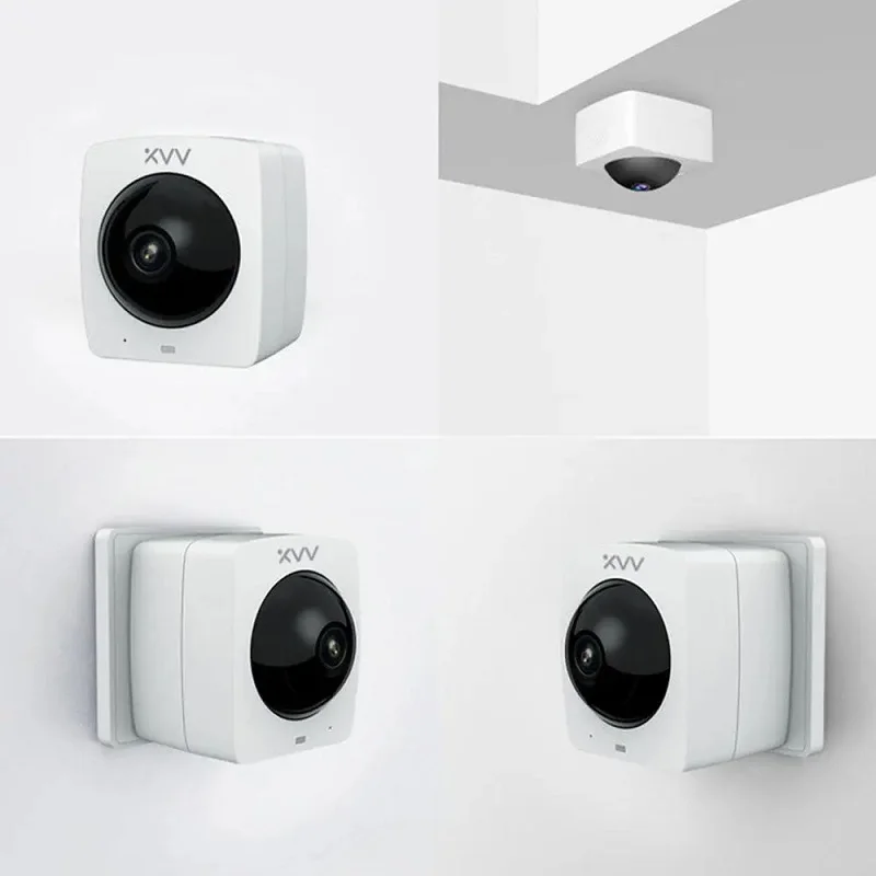 Xiaovv A1 1080P IP-камера Смарт 360 ° Панорамный HD AI Обнаружение движения Инфракрасное