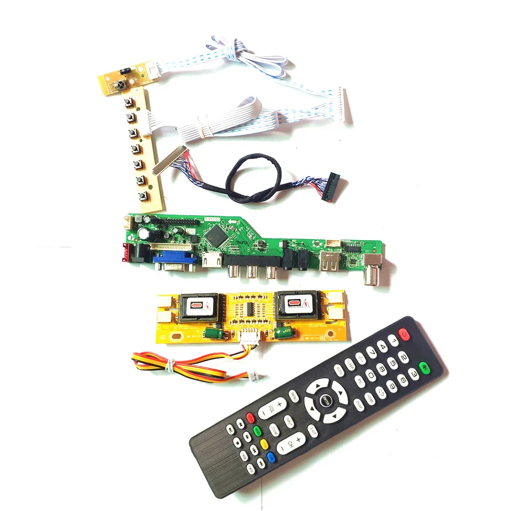 Для M220EW01 V0 V2 клавиатура + пульт инвертор ЖК монитор HDMI совместимый VGA USB AV RF LVDS 4CCFL