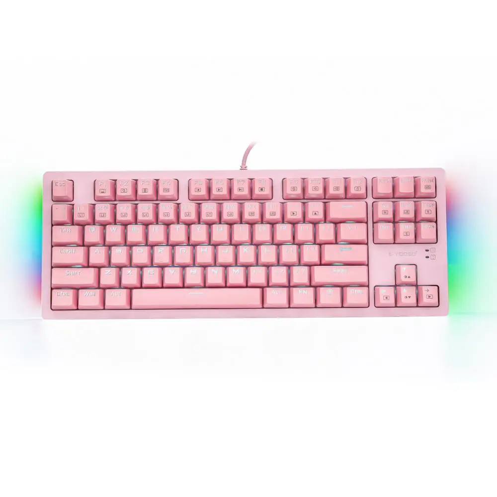 K-620 Mechanical Keyboard with Side Light E- Element 87 Keys Clicky Switch Led Backlit Wired | Компьютеры и офис