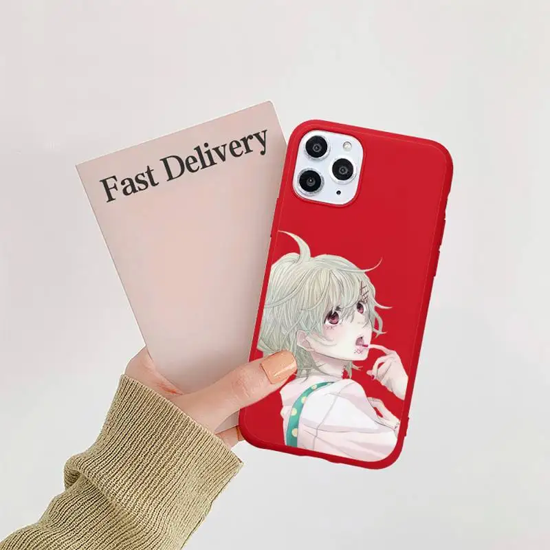 

anime JUUZOU SUZUYA Tokyo Ghouls Phone Case Candy Color Red for iPhone 11 12 pro XS MAX 8 7 6 6S Plus X 5S SE 2020 XR