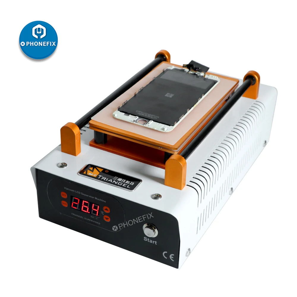 built in pump vacuum glass lcd touch screen separator machine pre heating platform 7 inches mobile phone disassemble repair tool free global shipping
