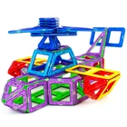 203054 большой размер, магнитный дизайнерский Строительный набор, модель и строительная игрушка, магнитные блоки, обучающие игрушки для детей