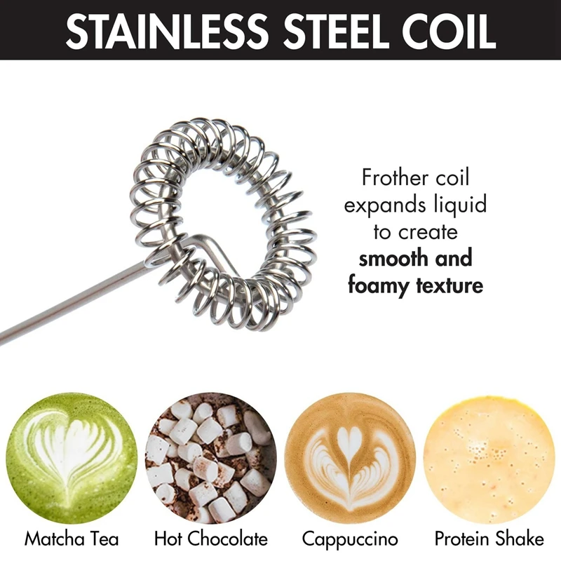 Пенообразователь для молока с подставкой ручной венчик напитков мини-блендер