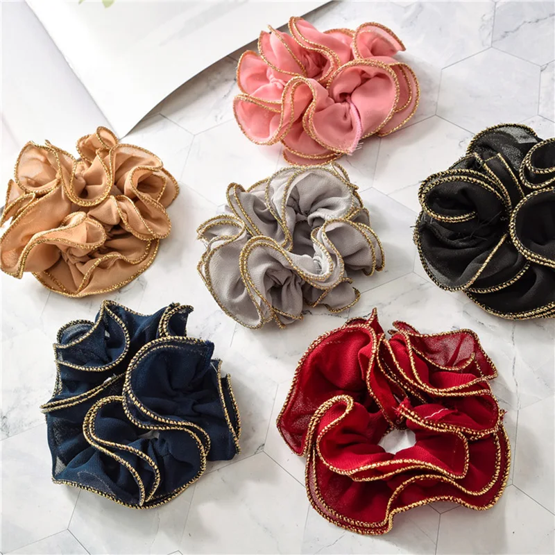 Новинка 2019 женские жемчужные атласные резинки для волос держатель конского