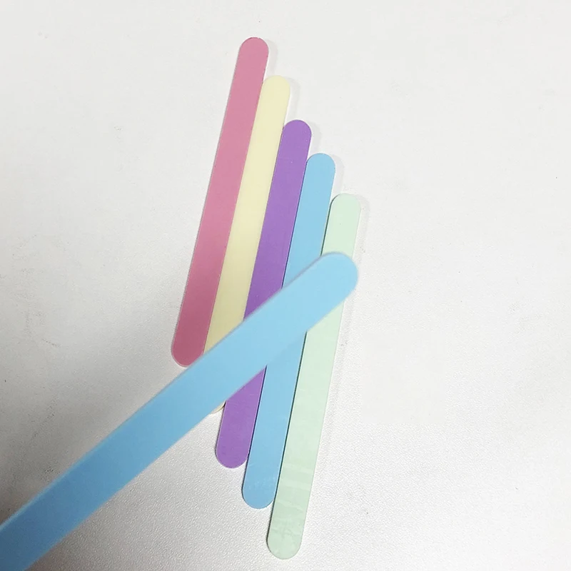 

10pcs Macaron Acrylic Ice Cream Sticks Popsicle Stick Kids DIY Ice Cream ok