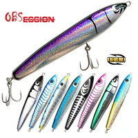 topwater big game gamma pencil wooden stickbait surface trolling lure 90g120g140g boat fishing artificial carpenter bait lure