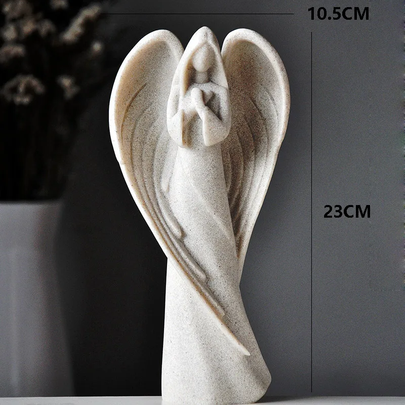 

GUARDIAN ANGEL DECORATES SITTING ROOM STUDY CREATIVE FIGURE SCULPTURE HANDICRAFT EUROPE RESTORE ANCIENT DECORATION CRAFTS STATUE