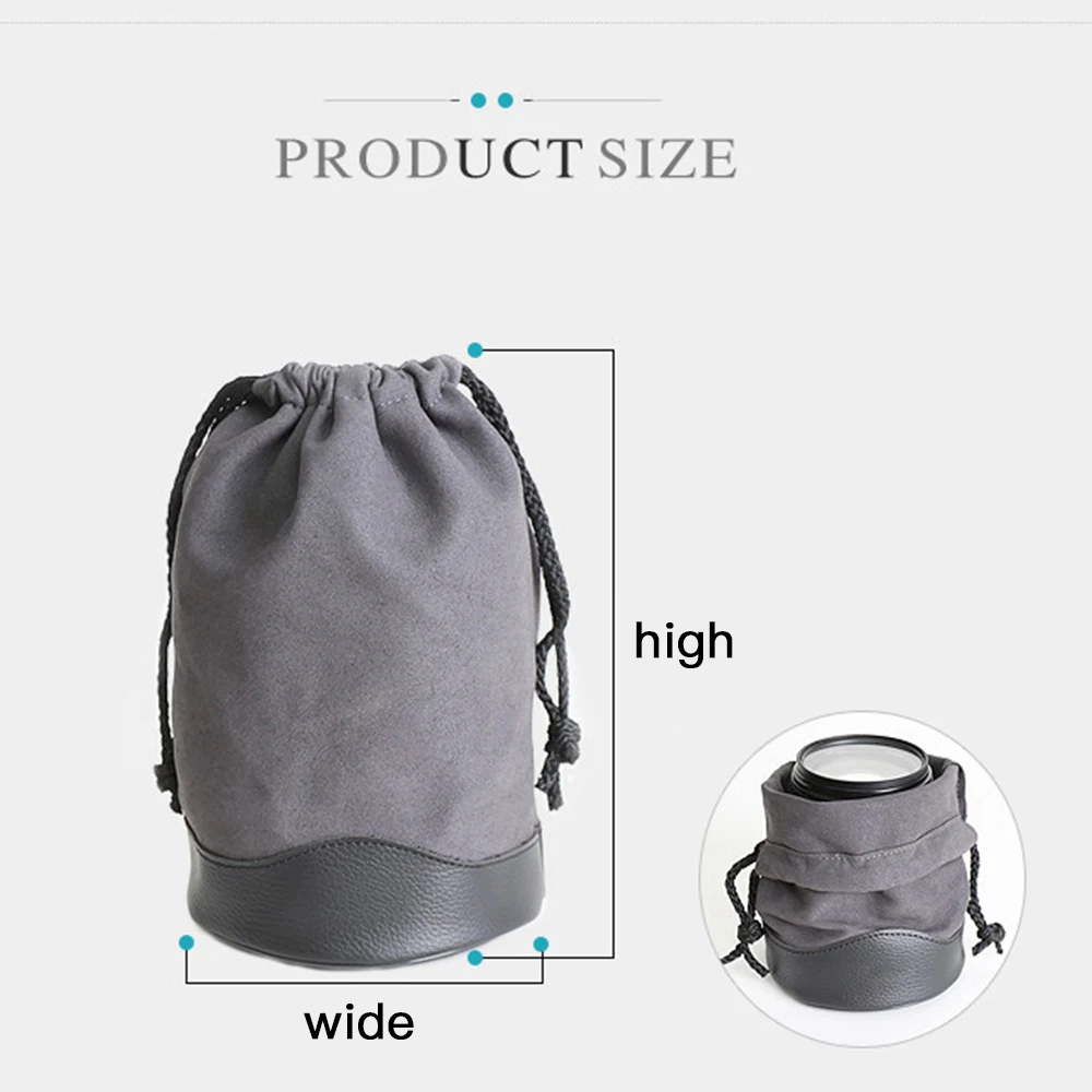 Чехол для объектива камеры мягкий чехол видеокамеры полноразмерный защитный S M L