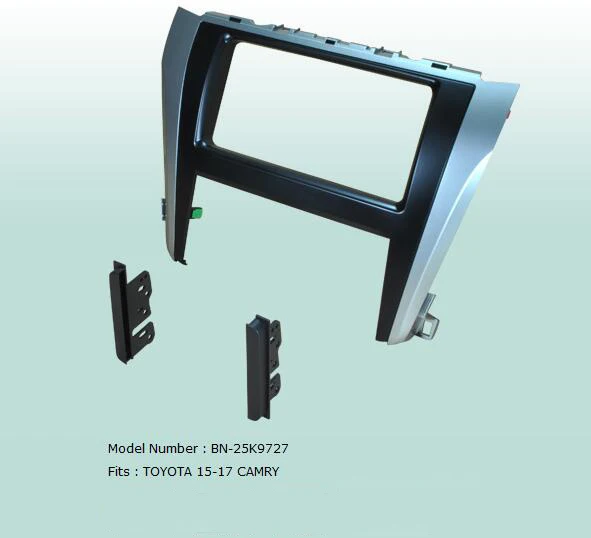 

Car Fascias 2 Din Audio Panel Frame Dash Kit For Camry 2015 2016 2017
