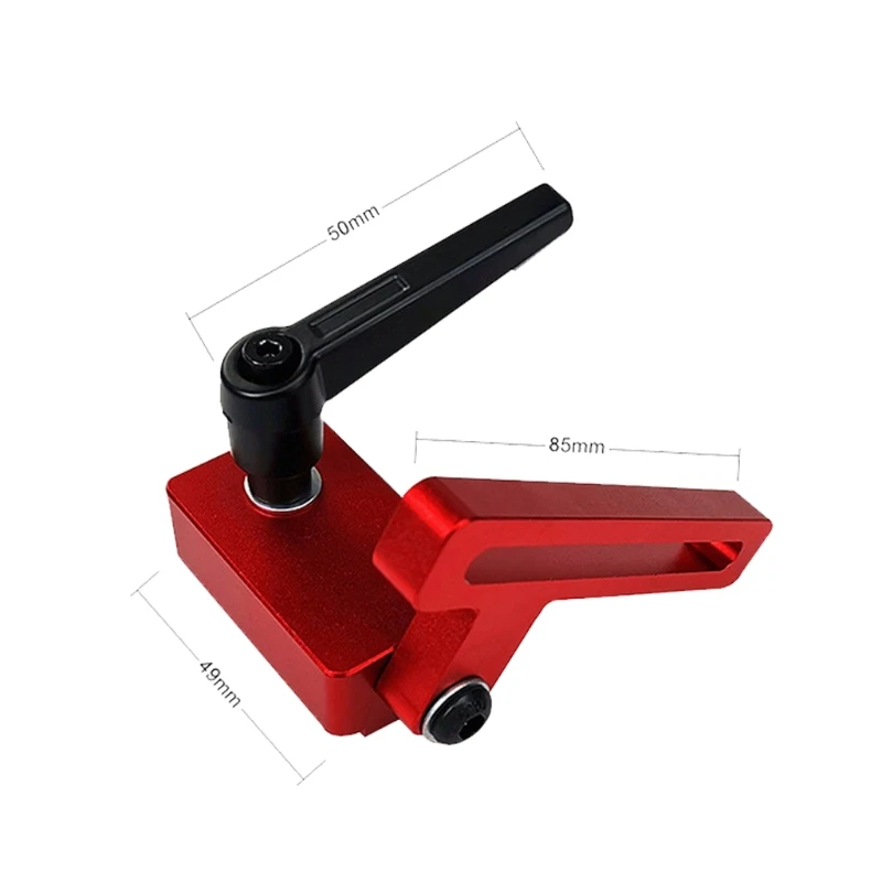 

30 Chute Aluminum Alloy Miter Track Stopper Positioner for Woodworking T-slot Stop Workshop Limiter