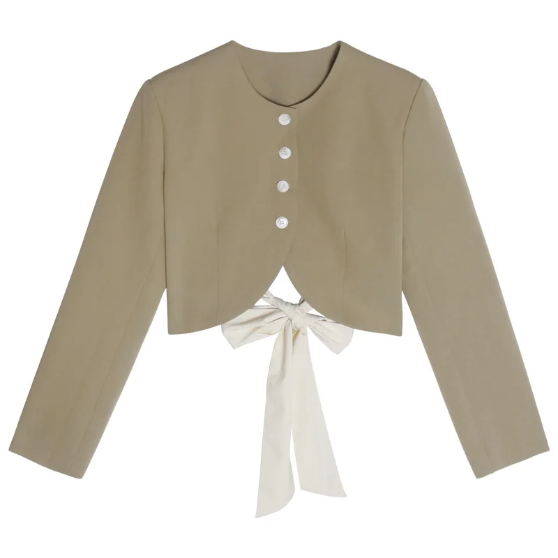 Женский костюм с длинными рукавами однобортный повседневный наплечниками и