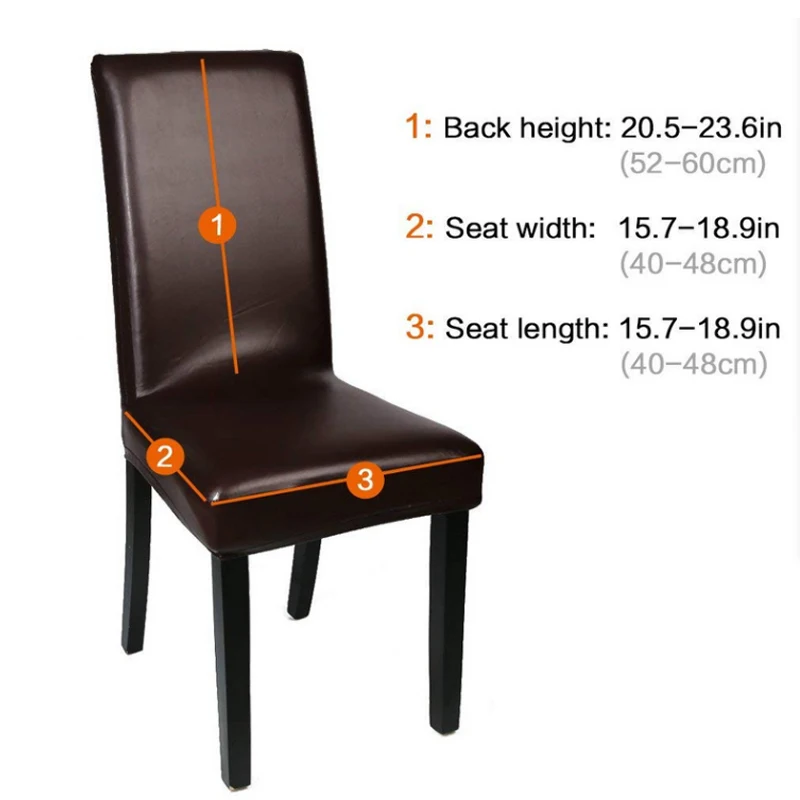 Водонепроницаемая эластичная искусственная кожа дешевые чехлы на кресло стрейч