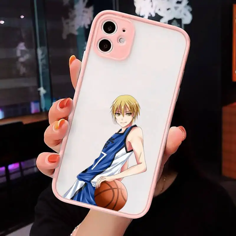 

Kurokos Basket basketball Japan anime Phone Cases matte transparent For iphone 7 8 11 12 plus mini x xs xr pro max cover