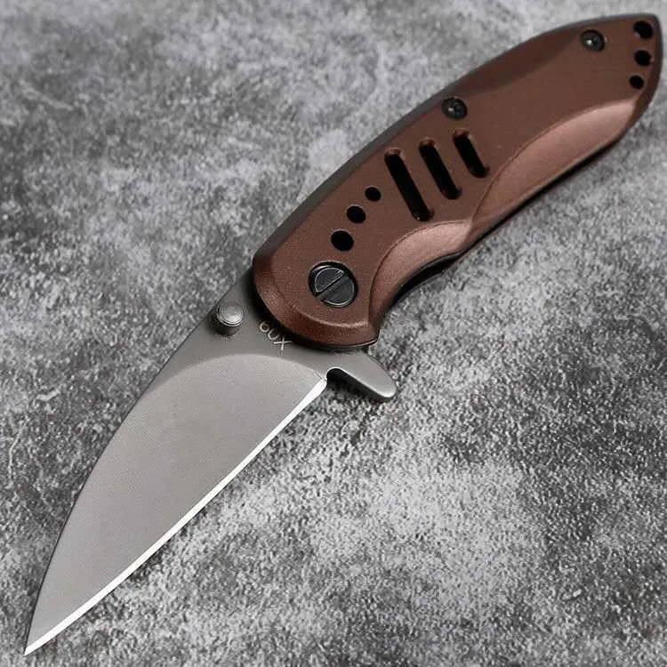 Охотничий складной нож с лезвием из нержавеющей стали и алюминия 55HRC |