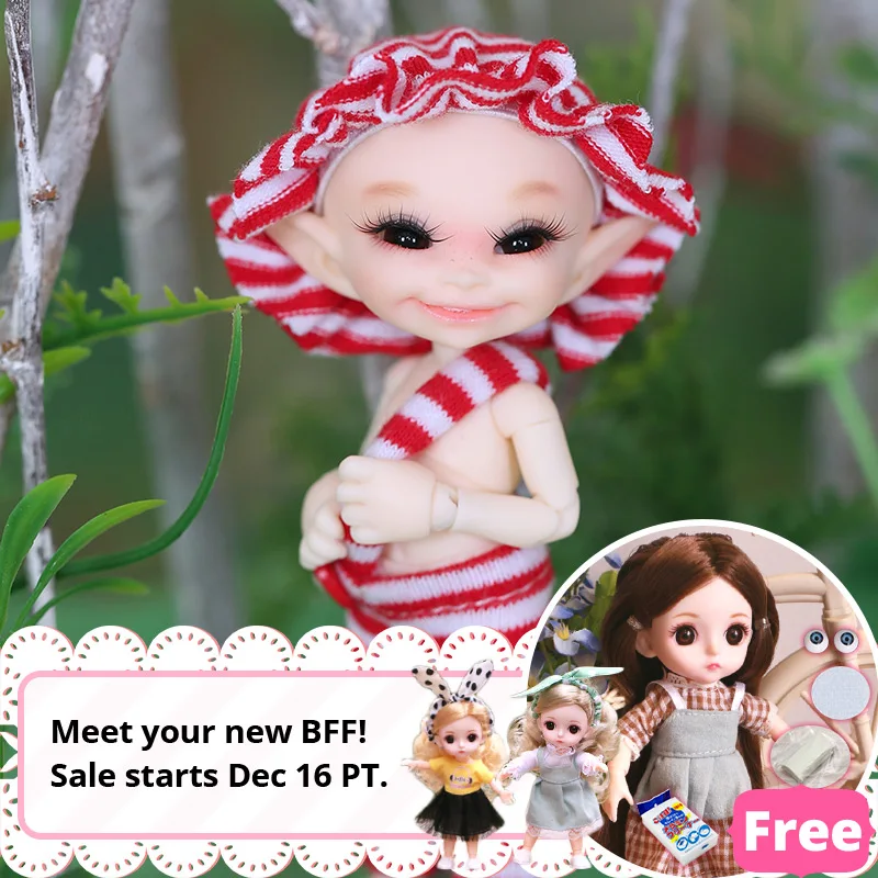 Куклы Realpuki soso BJD 1/13 длинные уши улыбка забавная уникальная причудливая Высококачественная игрушка для девочек лучшие подарки FL Fairyland