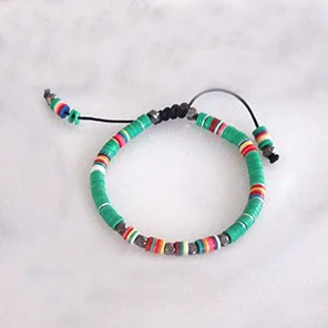 bracelet Lohri кристалл натуральный камень стекло браслет из бисера натуральный настоящий четырехлистный клевер талисманы браслет подарок на удачу браслеты для женщин - Окраска металла: bracelet