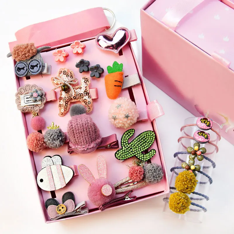 Набор аксессуаров для волос девочек 24 штуки/набор аксессуары принцесс|Салон