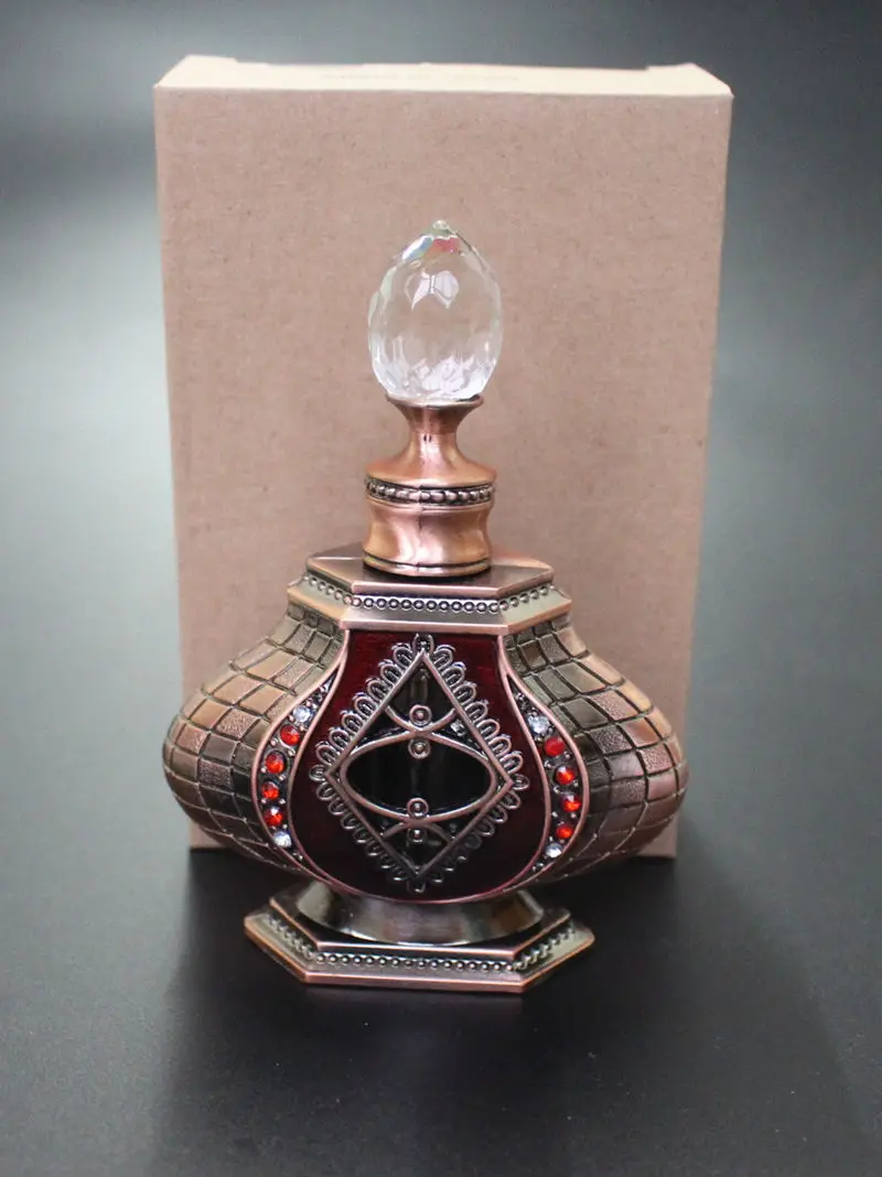 1 шт. 10 мл винтажная стеклянная бутылка эфирного масла в арабском стиле|perfume