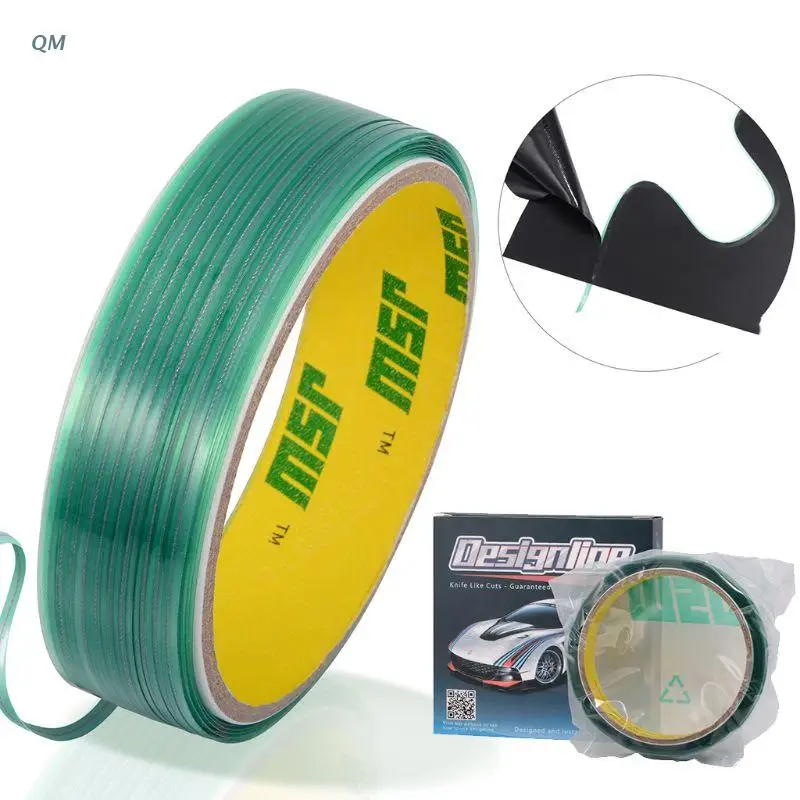 50M Knifeless Cutting Design Line Tape Film Sticker Squeegee Wrap Tool Flexible 13MF |