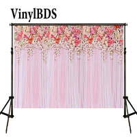 vinylbds photography backdrop 8x8ft wedding backdrops pink curtain background photography floral backdrops for wedding photocall