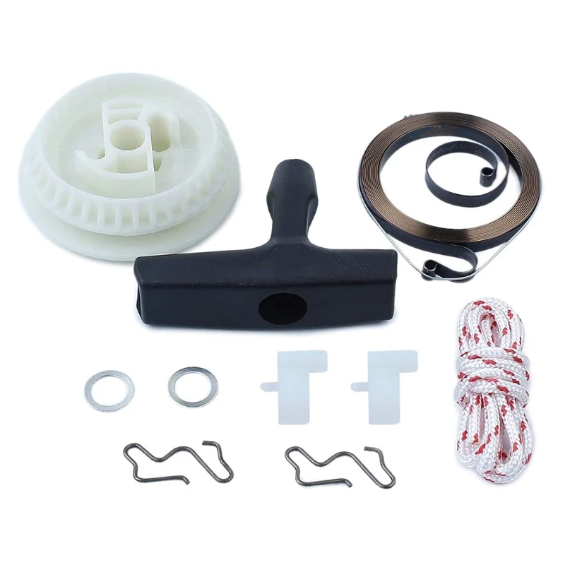 

Recoil Pull Starter Spring Pulley Handle Grip Rope Kit for stIHL MS180 - MS250