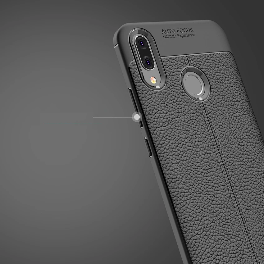 Роскошный ТПУ чехол UPaitou для Huawei Y7 Y6 Prime Pro Y5 Y9 2019 с кожаной текстурой силиконовый |