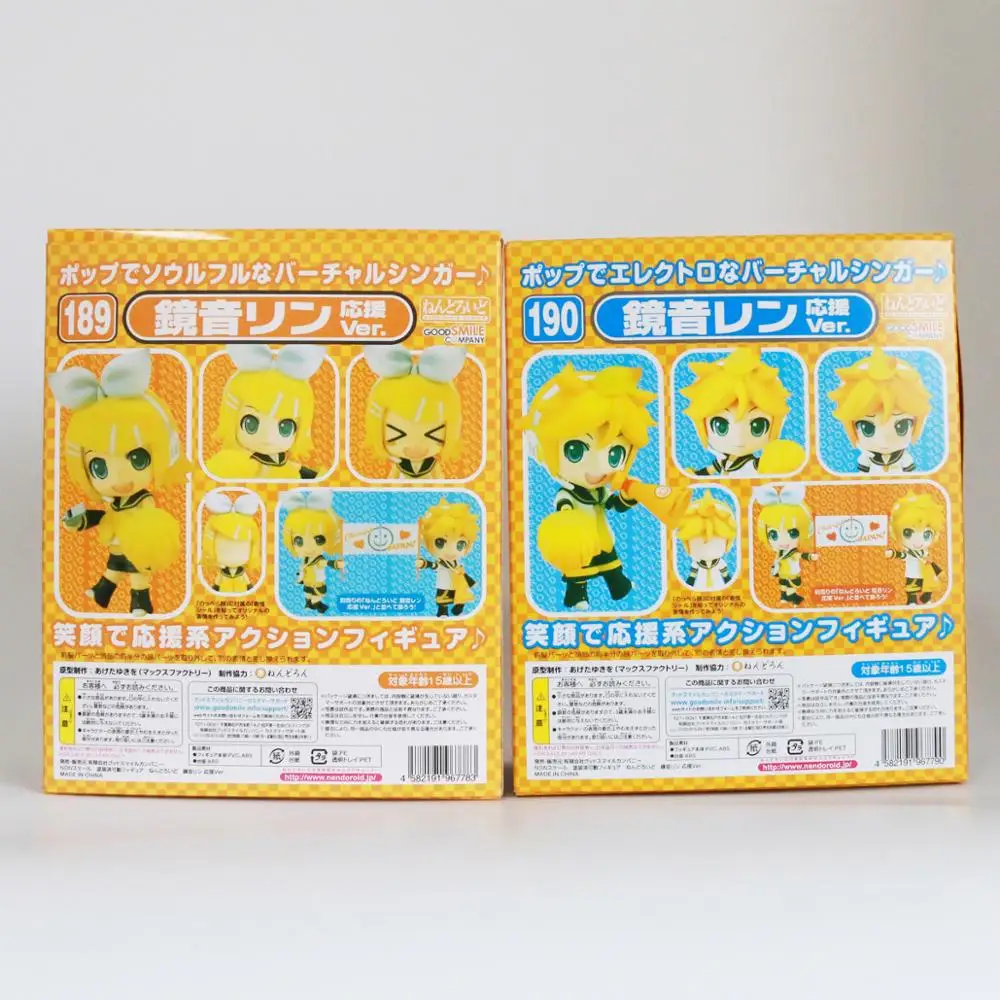 2 шт./компл. классический Vocaloid Idol GS Company Nendo Kagamine Rin Len 189 190 Веселая японская версия