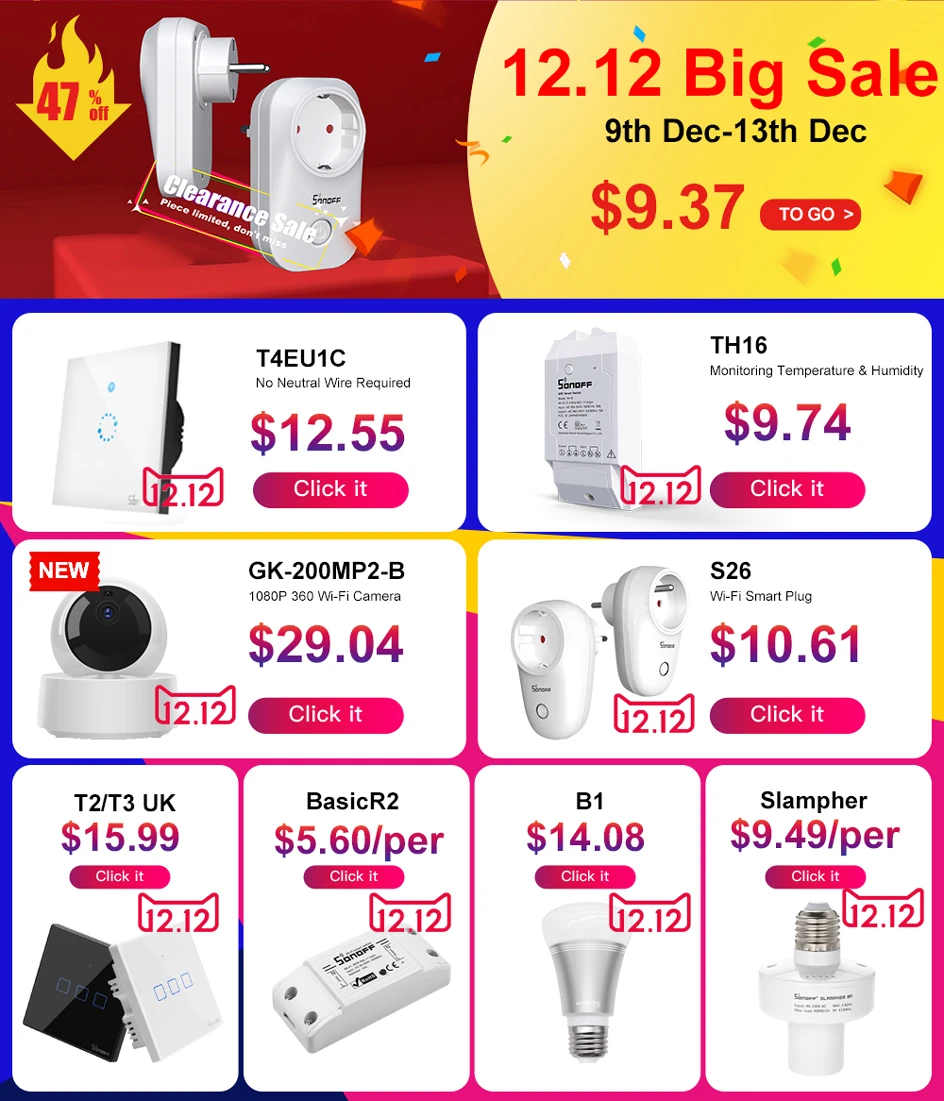 Интеллектуальный выключатель света SONOFF T3EU TX Smart Wi-Fi настенный сенсорный выключатель Черный с границы умный дом 1/2/3 433 RF/Голосовое управление/приложение Управление работает с Amazon Alexa