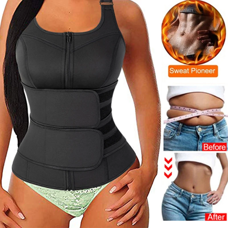

Corset for Women Waist Trainer Body Shaper Neoprene Workout Sauna Vest for Belly Fat Slimming Belt Faja Shapewear Modeling Strap