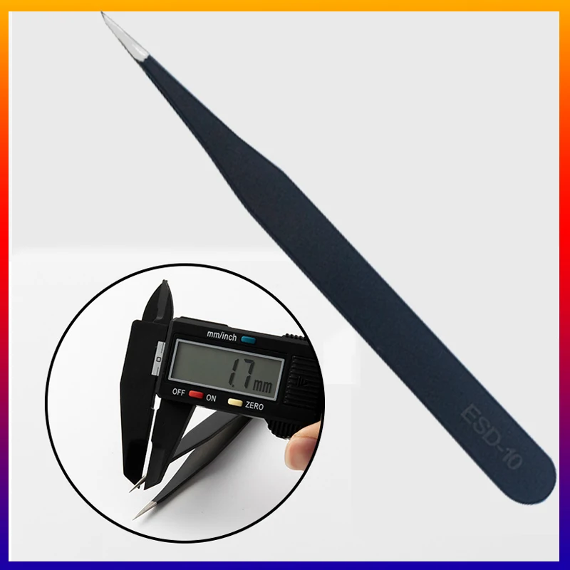 2/6 шт. антистатические пинцеты из нержавеющей стали | Инструменты