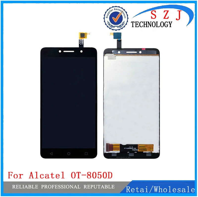 Новый 6 дюймов для чехол с откидной крышкой Alcatel One Touch Pixi 4 OT 8050D OT8050 8050 ЖК дисплей