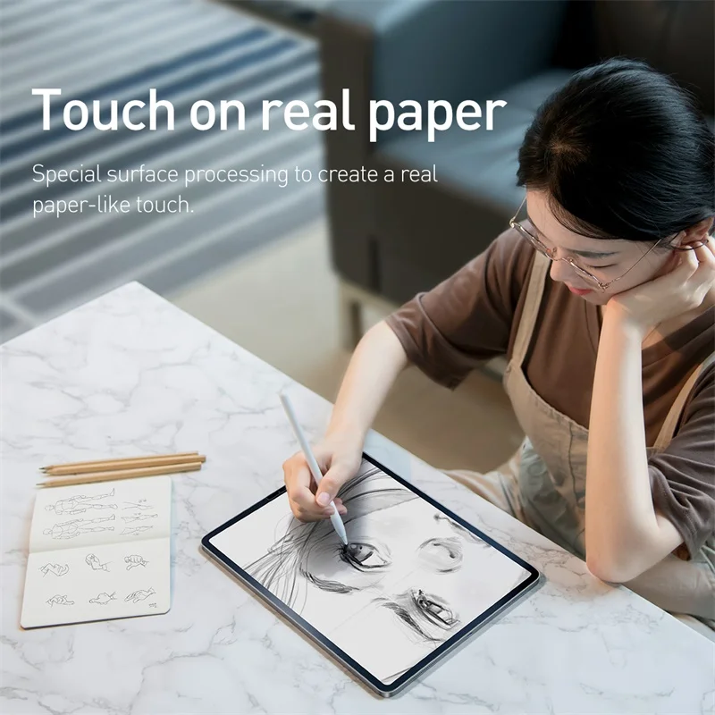 Защитная пленка Baseus Paper Like для iPad Pro 2018 12 9 11 10 5 7 дюймов Матовая Антибликовая Portect 2019