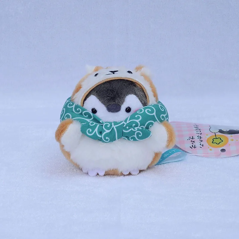 

6 шт./лот милые животные Пингвин Шиба-собака плюшевые куклы Брелоки Подвеска для автомобиля сумка Мягкие плюшевые игрушки Детский подарок на день рождения