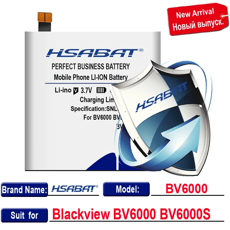 Новинка 100% аккумулятор HSABAT 7500 мАч для Blackview BV6000 BV6000S бесплатная доставка с номером