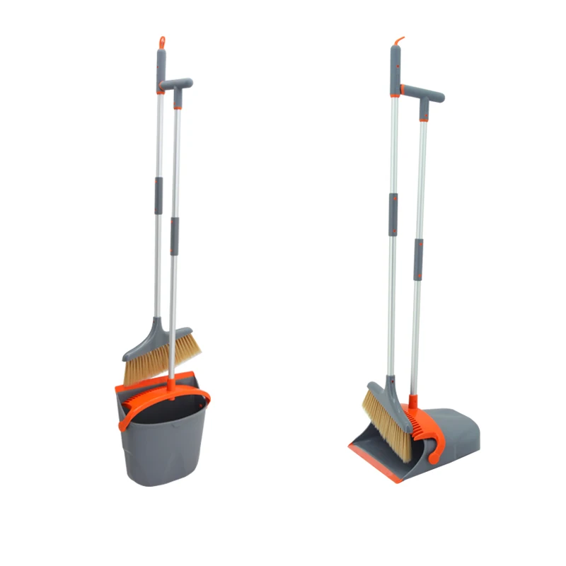 Новый модный роскошный комбинированный набор веника с пылесборником складные