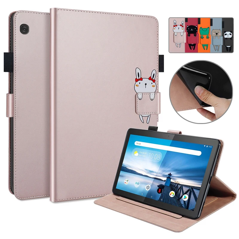 

Чехол-книжка для Lenovo Tab M10 10 1 дюйм, мультяшный чехол-подставка с откидной крышкой для планшета Funda Lenovo Tab M10 TB X505F X505X X605F L