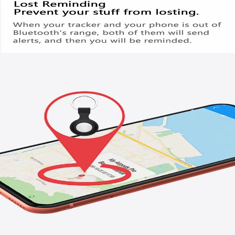 Смарт-трассировщик с Bluetooth для Apple AirTag трекер пряжкой устройство против потери GPS
