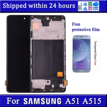 Screen For Samsung Galaxy A51 LCD A515 A515F A515F/DS A515FD Display Screen Touch Digitizer Assembly Repair Part of mobile phone