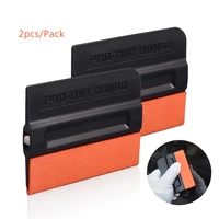 ehdis 2pcs vinyl wrapping magnetic squeegee scraper car wrap window tint film sticker remover household auto wash cleaning tool