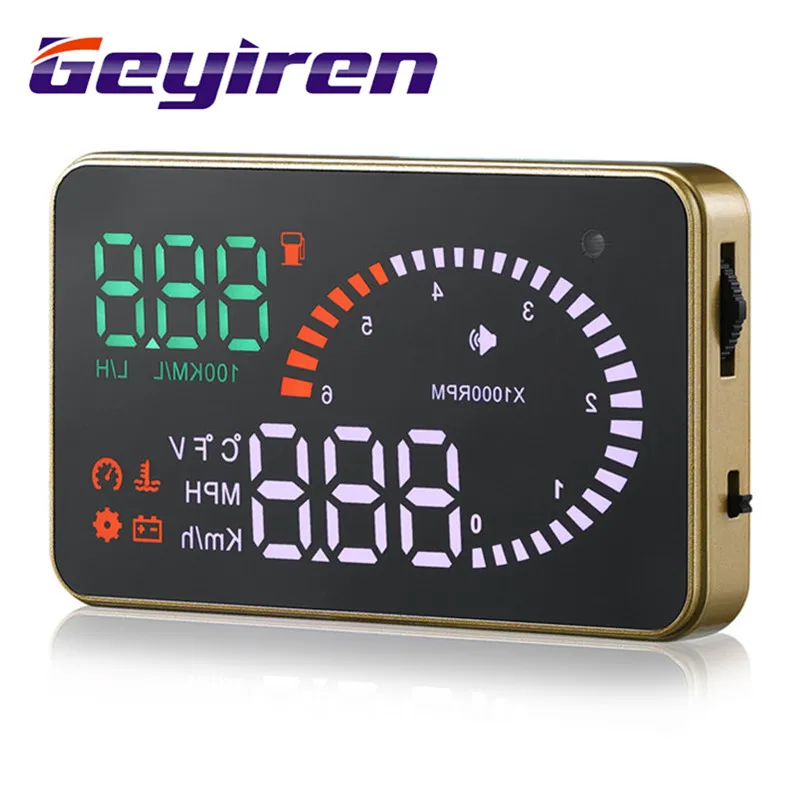 Проектор на лобовое стекло автомобильный универсальный проектор цифровой