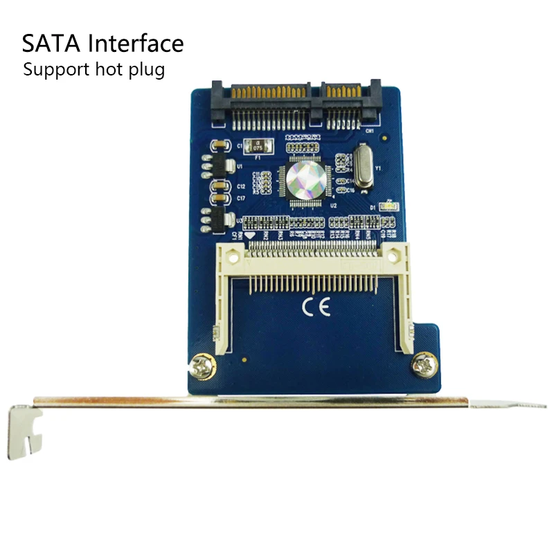 Адаптер CF-SATA компактная вспышка CF 2 5 дюйма адаптер SATA HDD плата преобразователя
