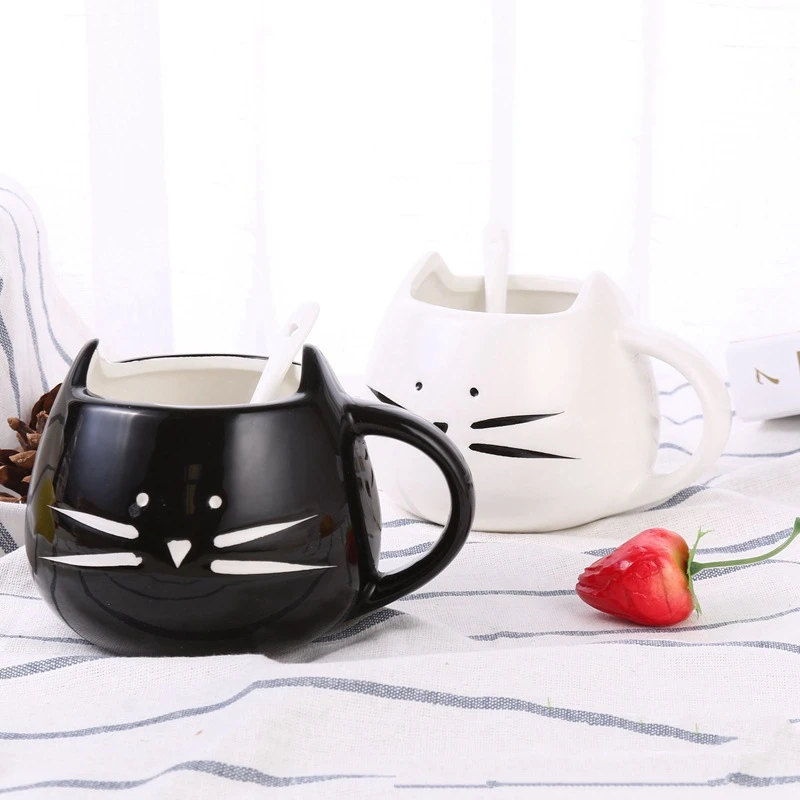 1 шт. Новинка милая Кошка Животное молочная Кружка Керамическая креативная