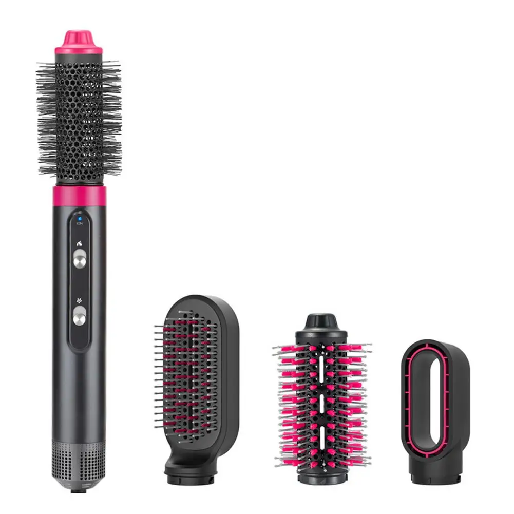 

4 In 1 MultiFunctional Hair Dryer Comb Hot Air Styler Comb Straightening Curling Iron Roll Styling Brush Hair Styling Tool