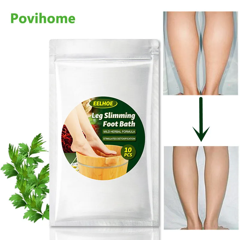 

10bags Detox Foot Spa Bath Massager Lose Weight Sweat Detoxation Insomnia Herbal Treatment Foot Soak Pack Wormwood Health Care