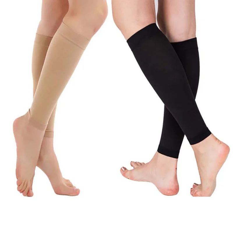 

1Pair Varicose Vein Fatigue Relief Leg Warmer Compression Calf Sleeve Medical Stocking Elastic Socks Support Leg Shin Socks