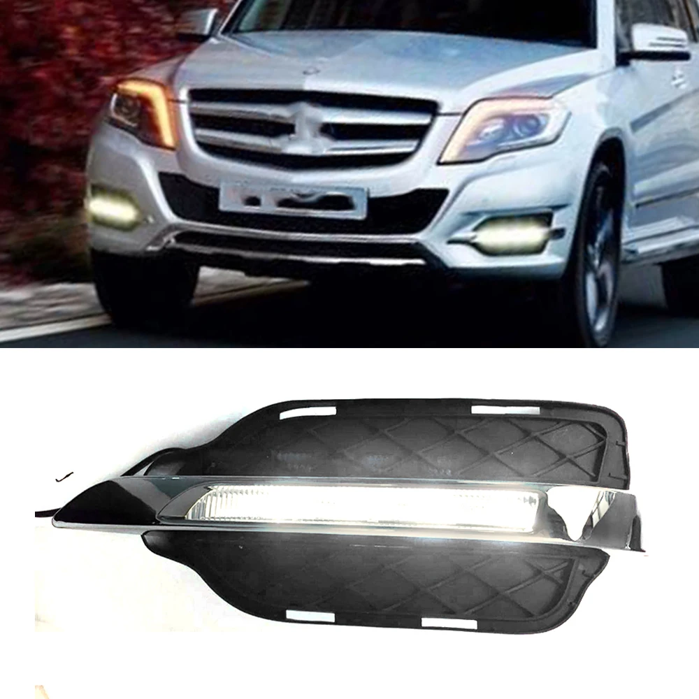 Автомобильный мигающий для Mercedes Benz W204 GLK300 GLK350 GLK500 2013 2014 2015 2016 светодиодные